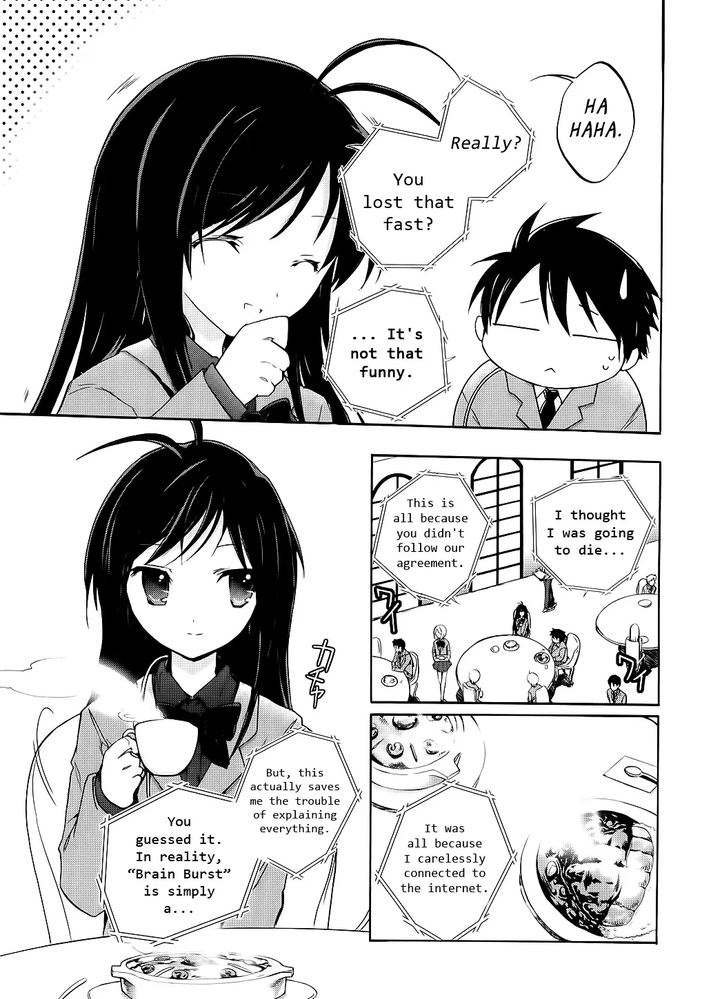 Accel World 4Koma Chapter 3 page 9 - MangaKakalot