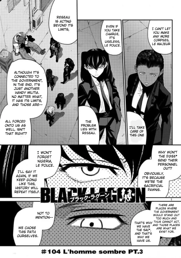 Black Lagoon Chapter 104 page 1 - MangaKakalot