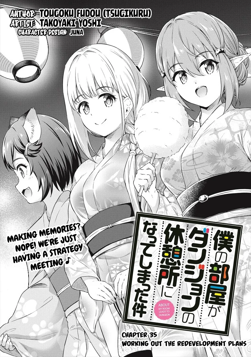 Boku No Heya Ga Dungeon No Kyuukeijo Ni Natteshimatta Ken Chapter 35 page 3 - MangaKakalot