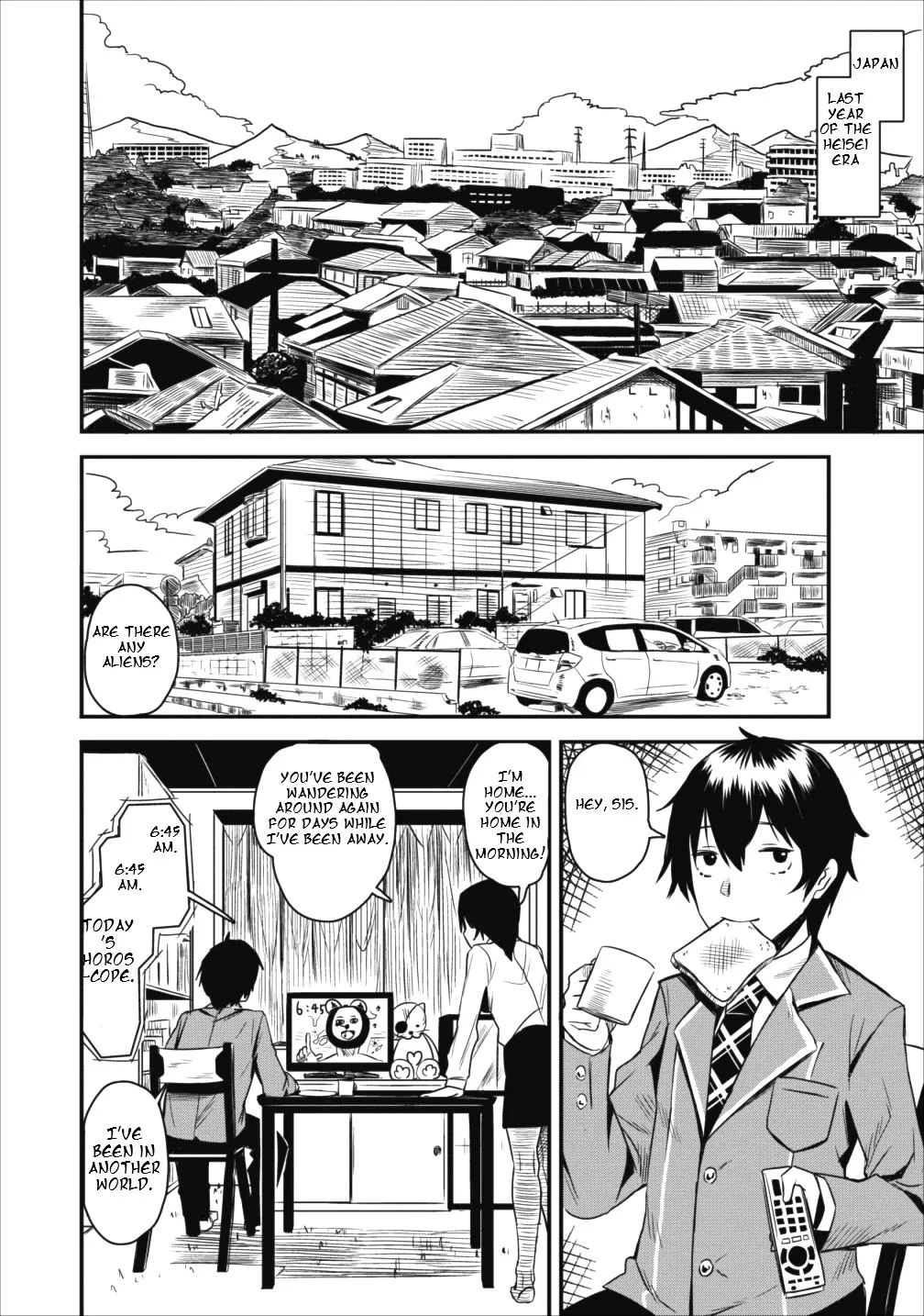 Class-goto Shuudan Teni Shimashita ga, ichiban Tsuyoi Ore wa Saijaku no Shounin ni Gisouchuu Chapter 1 page 8 - MangaKakalot