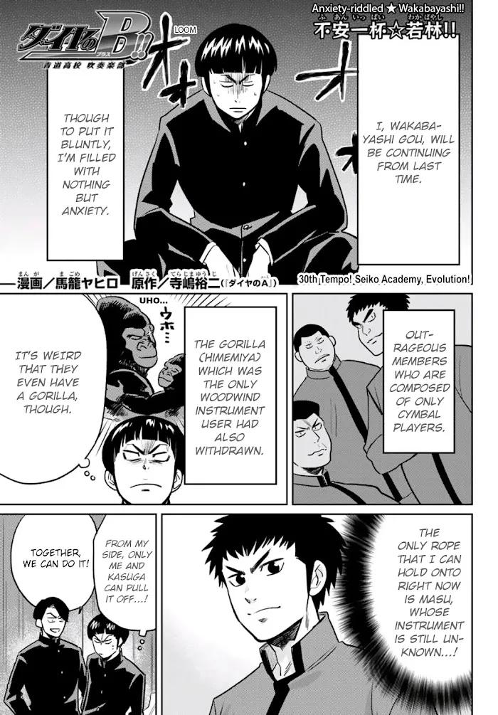 Daiya No B!! - Seidou Koukou Suisou Gakubu Chapter 30 page 1 - MangaKakalot