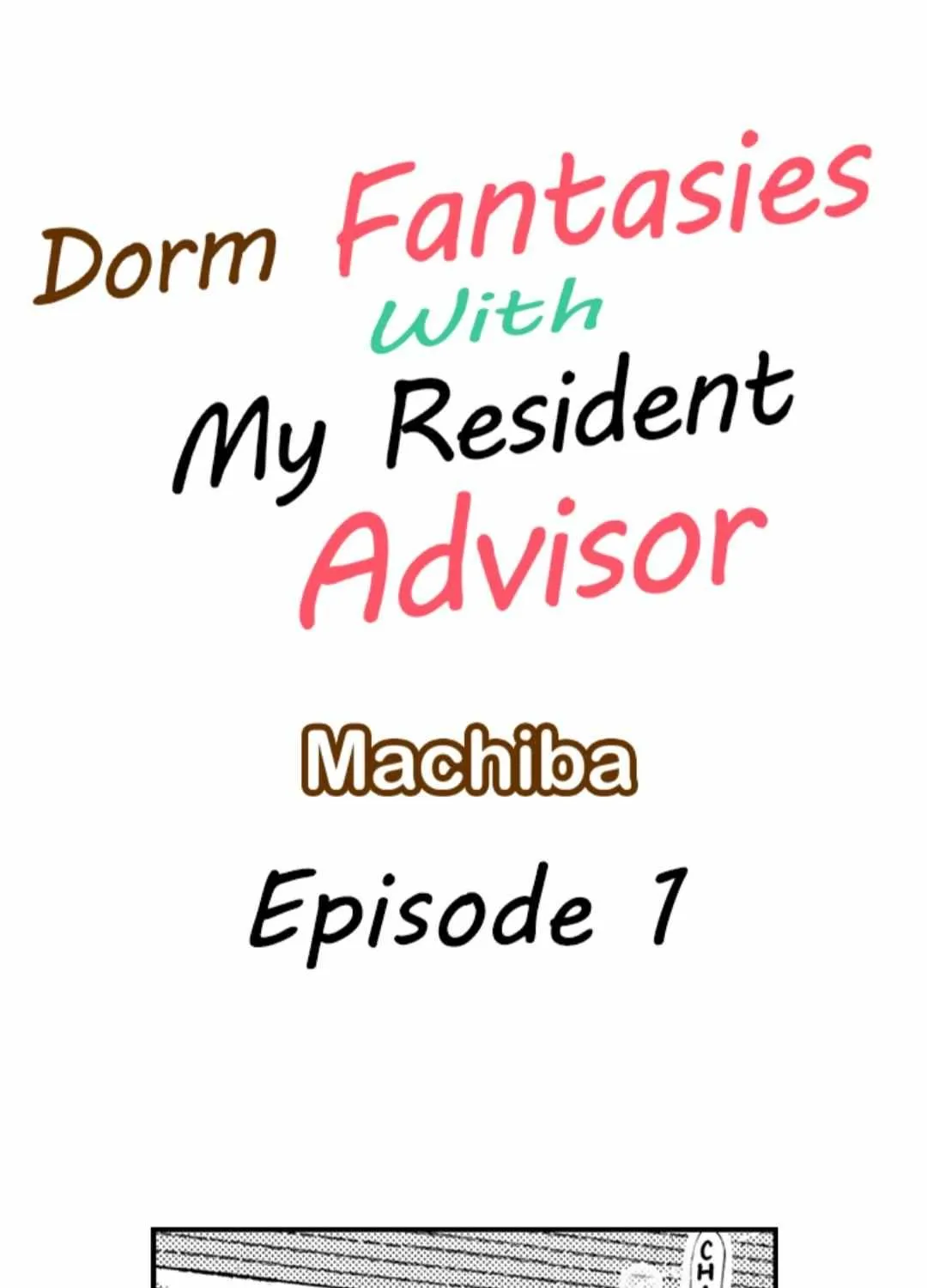 Dorm Fantasies With My Resident Advisor Chapter 1 page 2 - MangaKakalot