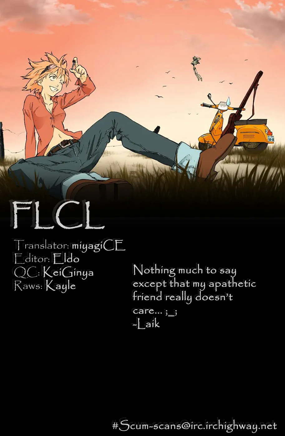 FLCL Chapter 1 page 1 - MangaKakalot