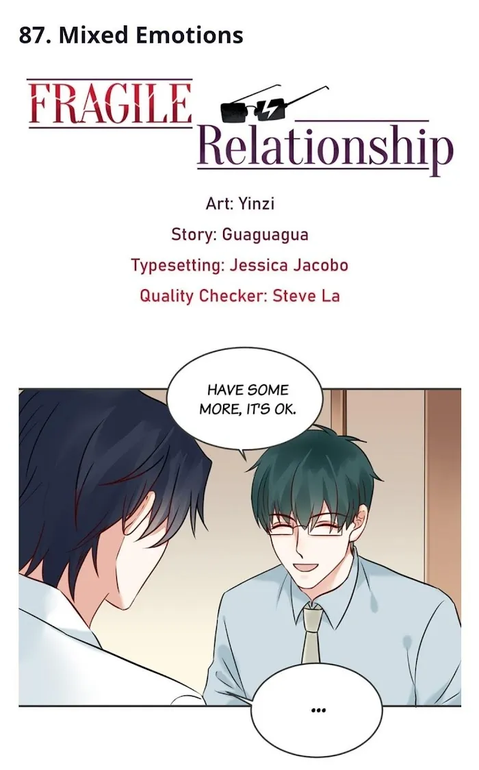 Fragile Relationship Chapter 87 page 1 - MangaKakalot