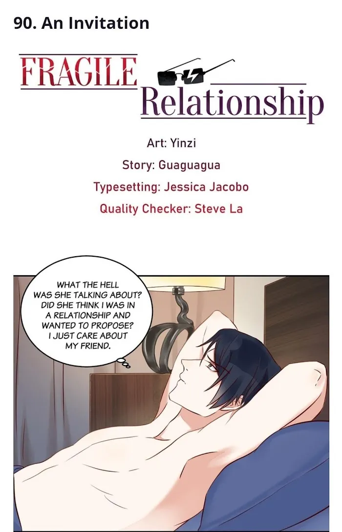 Fragile Relationship Chapter 90 page 1 - MangaKakalot