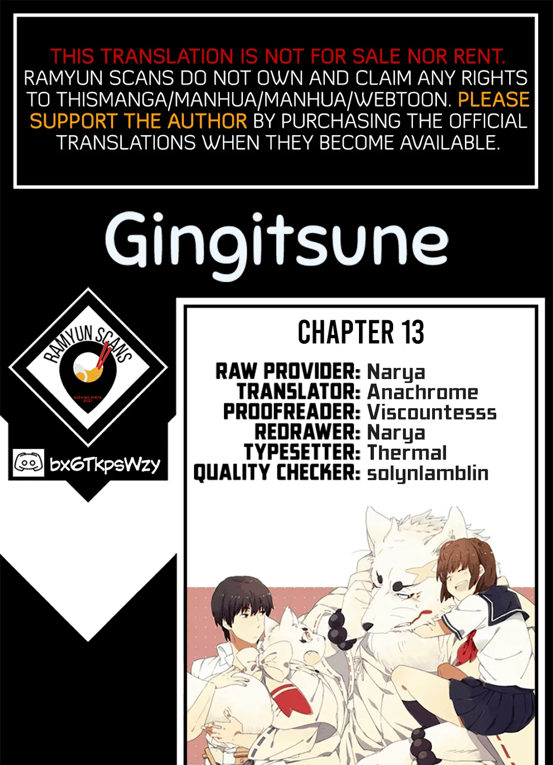 Gingitsune Chapter 13 page 1 - MangaKakalot