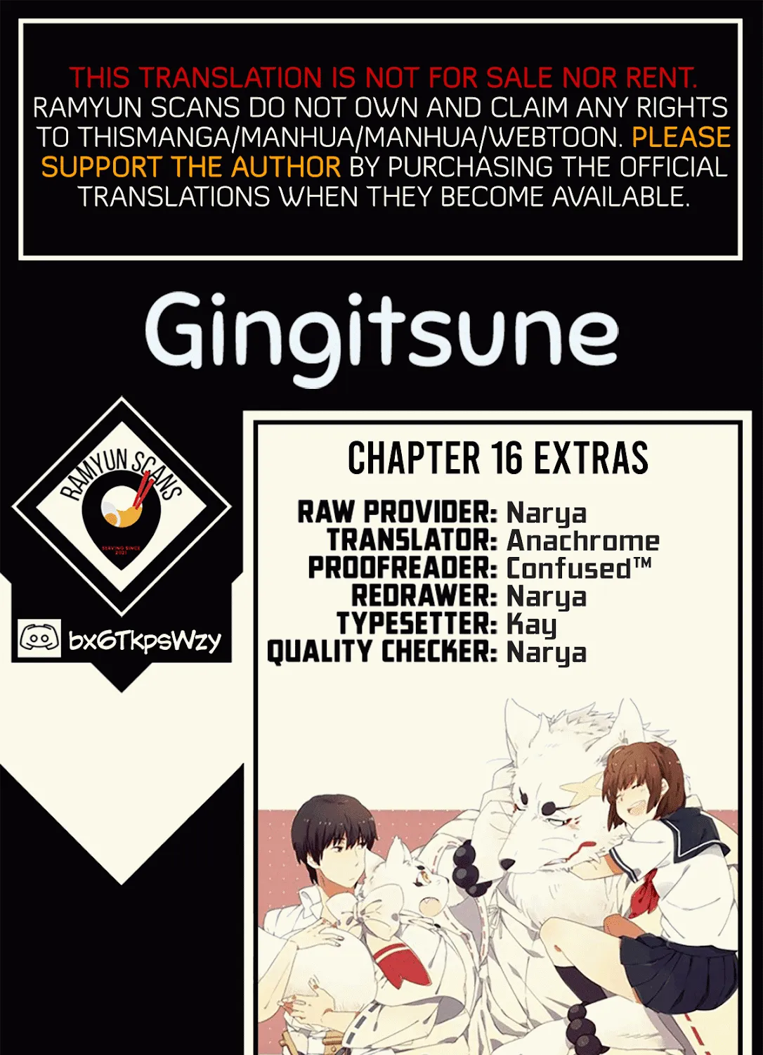 Gingitsune Chapter 16.1 page 1 - MangaKakalot