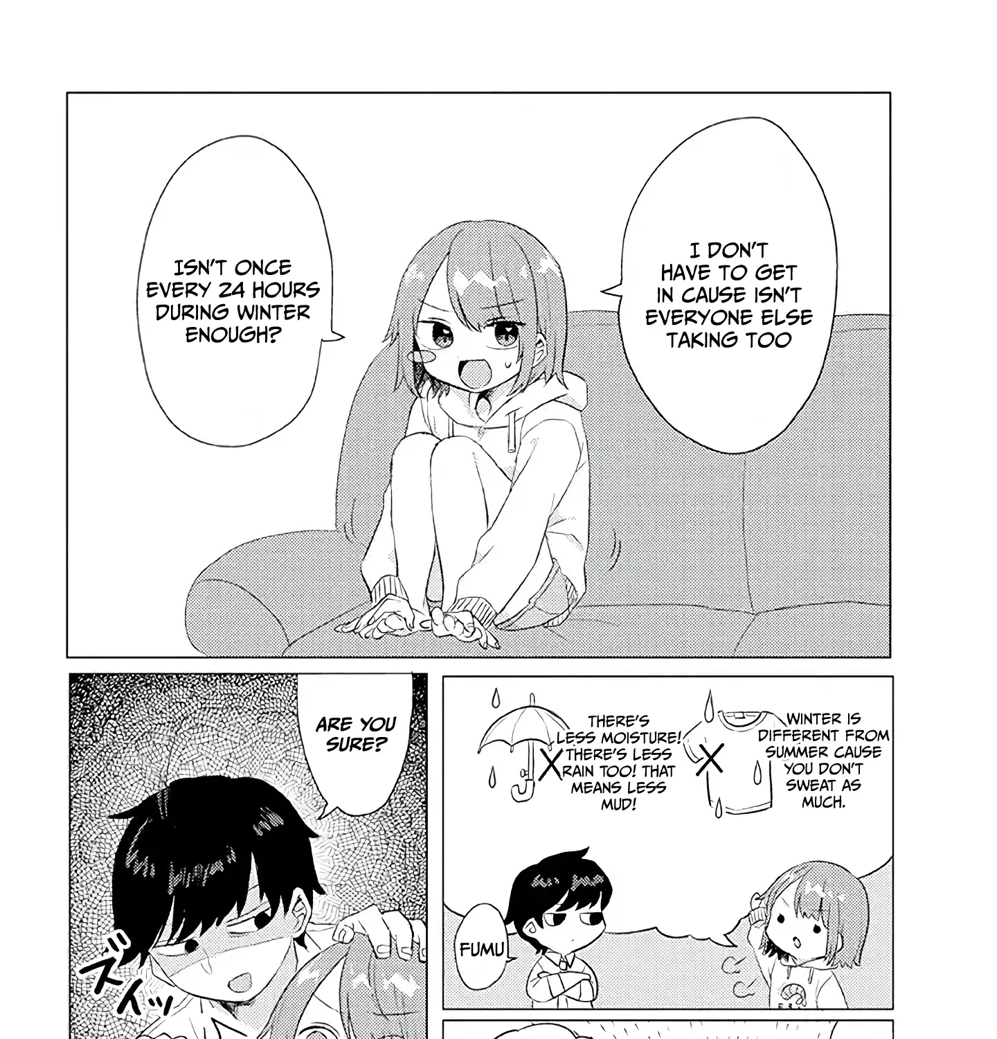 Girlfriend Who Absolutely Doesn’T Want To Take A Bath Vs Boyfriend Who Absolutely Wants Her To Take A Bath Chapter 7 page 4 - MangaKakalot