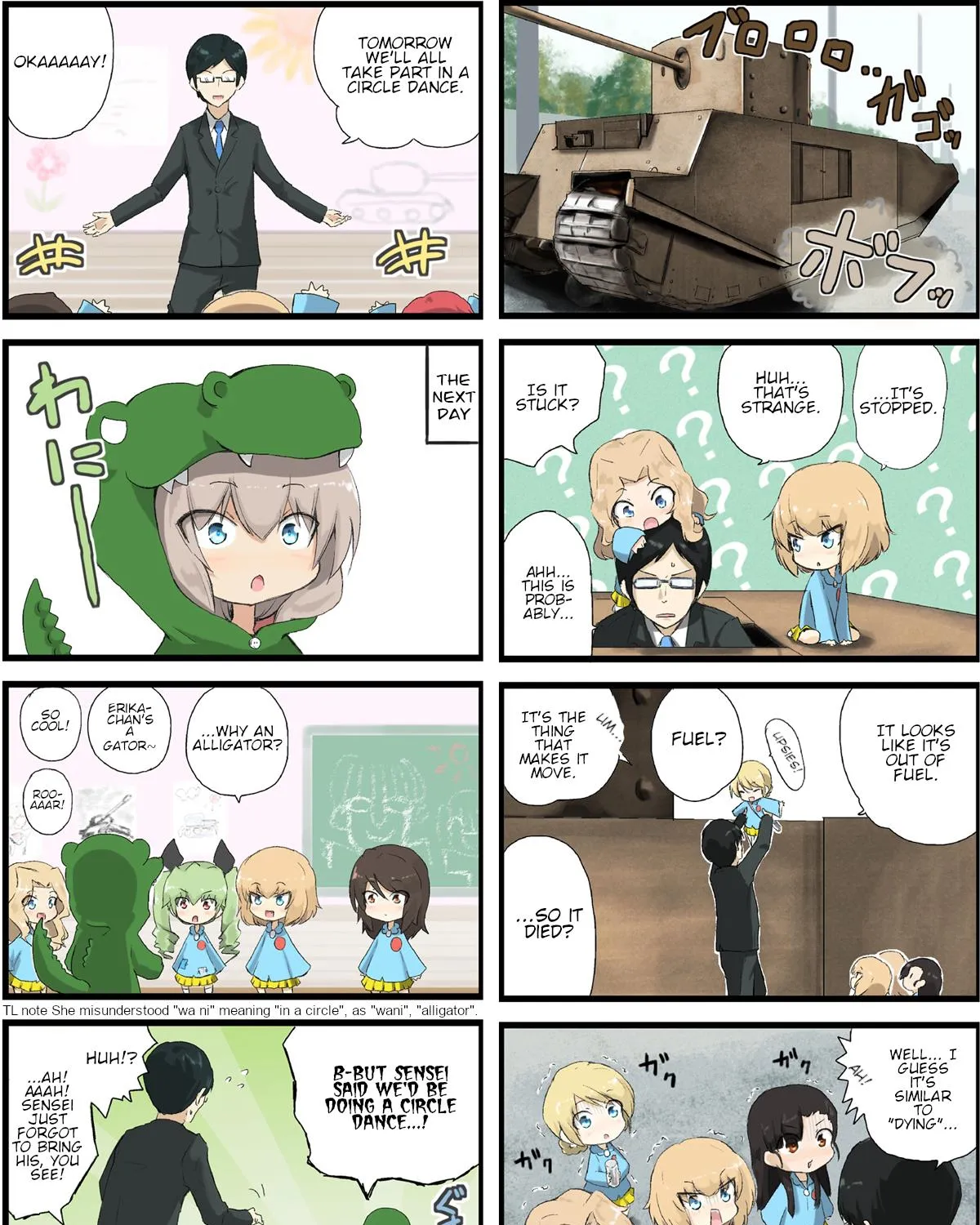 Girls und Panzer - Garupan Kindergarten Chapter 1 page 13 - MangaKakalot