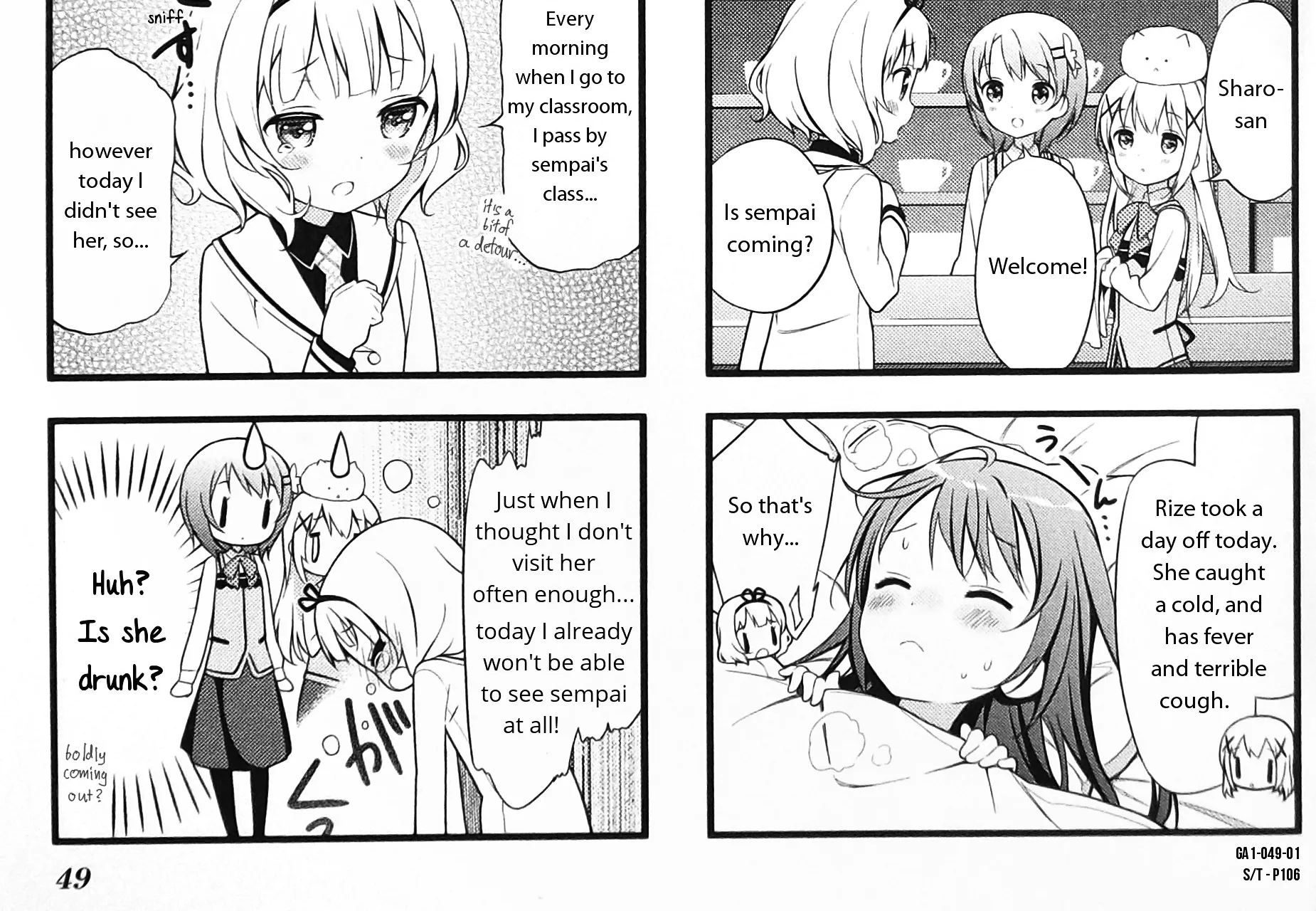 Gochuumon Wa Usagi Desu Ka? Anthology Comic - Page 1