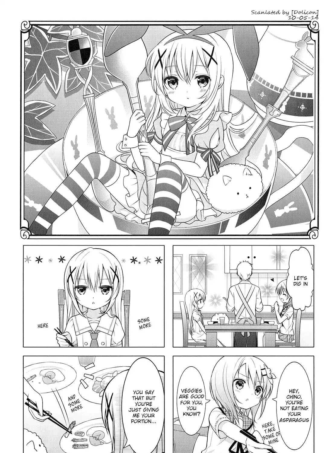 Gochuumon Wa Usagi Desu Ka? Chapter 9 page 1 - MangaKakalot