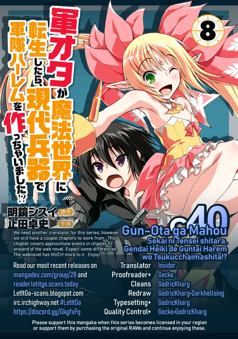 Gunota Ga Mahou Sekai Ni Tensei Shitara, Gendai Heiki De Guntai Harem O Tsukucchaimashita!? Chapter 40 page 1 - MangaKakalot