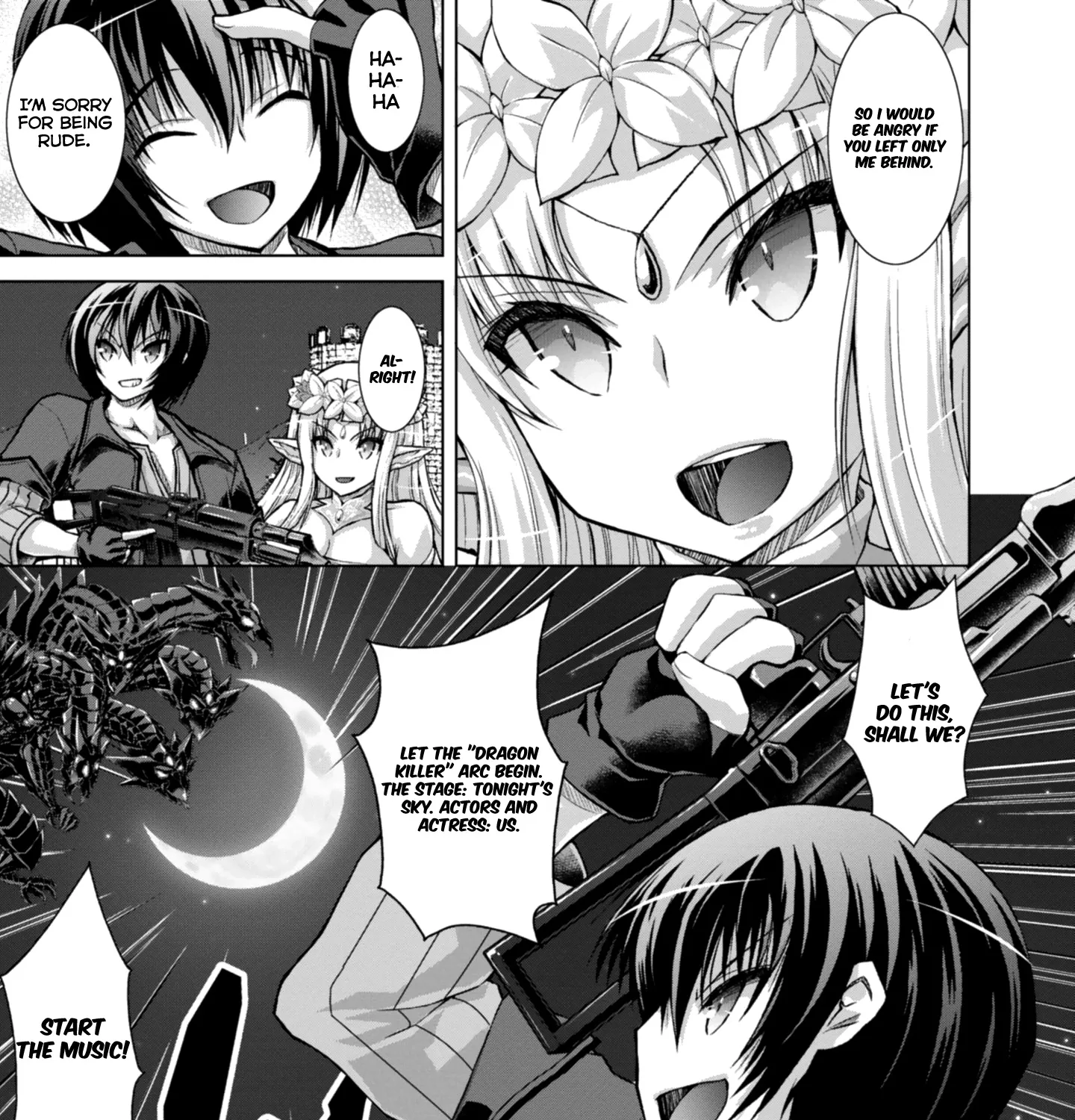 Gunota Ga Mahou Sekai Ni Tensei Shitara, Gendai Heiki De Guntai Harem O Tsukucchaimashita!? Chapter 40 page 44 - MangaKakalot