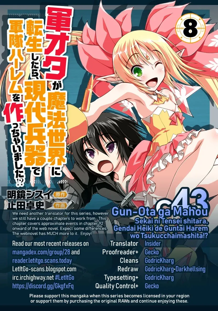 Gunota Ga Mahou Sekai Ni Tensei Shitara, Gendai Heiki De Guntai Harem O Tsukucchaimashita!? Chapter 43 page 1 - MangaKakalot