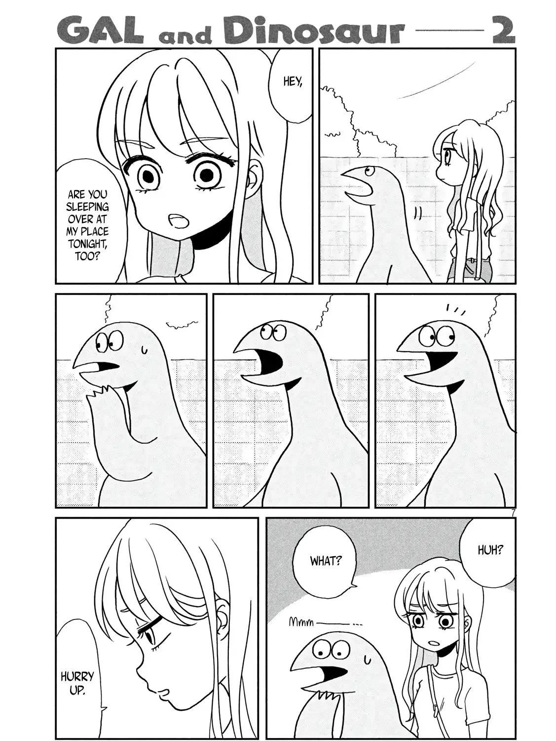 Gyaru and Dinosaur Chapter 2 page 13 - MangaKakalot