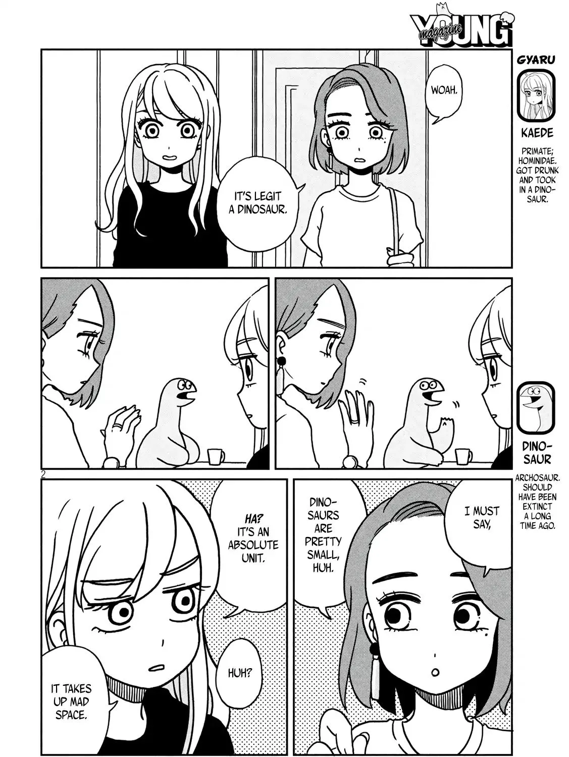 Gyaru and Dinosaur Chapter 3 page 3 - MangaKakalot