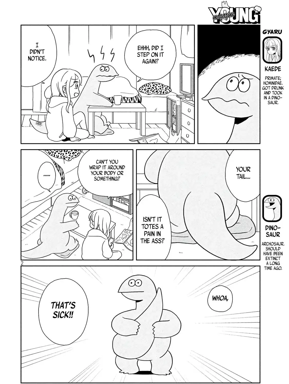 Gyaru and Dinosaur Chapter 7 page 3 - MangaKakalot