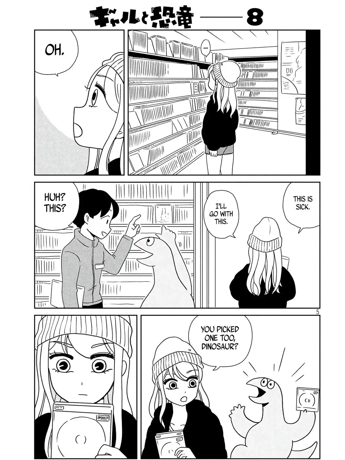 Gyaru and Dinosaur Chapter 8 page 9 - MangaKakalot