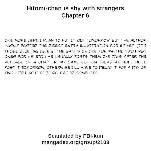 Hitomi-Chan Is Shy With Strangers Chapter 6 page 15 - MangaKakalot