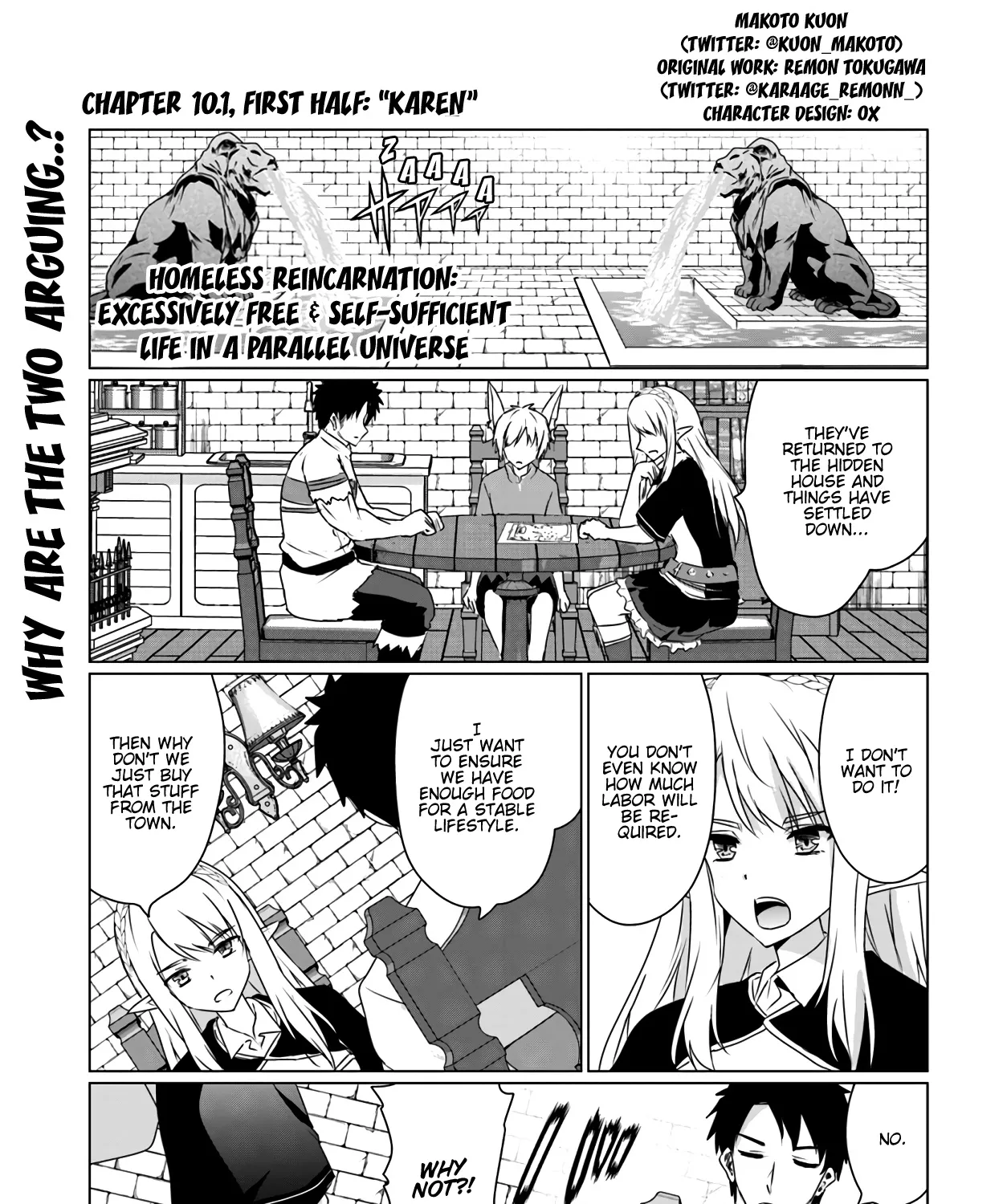 Homeless Tensei: Isekai de Jiyuu Sugiru Jikyuu Jisoku Seikatsu - Page 1