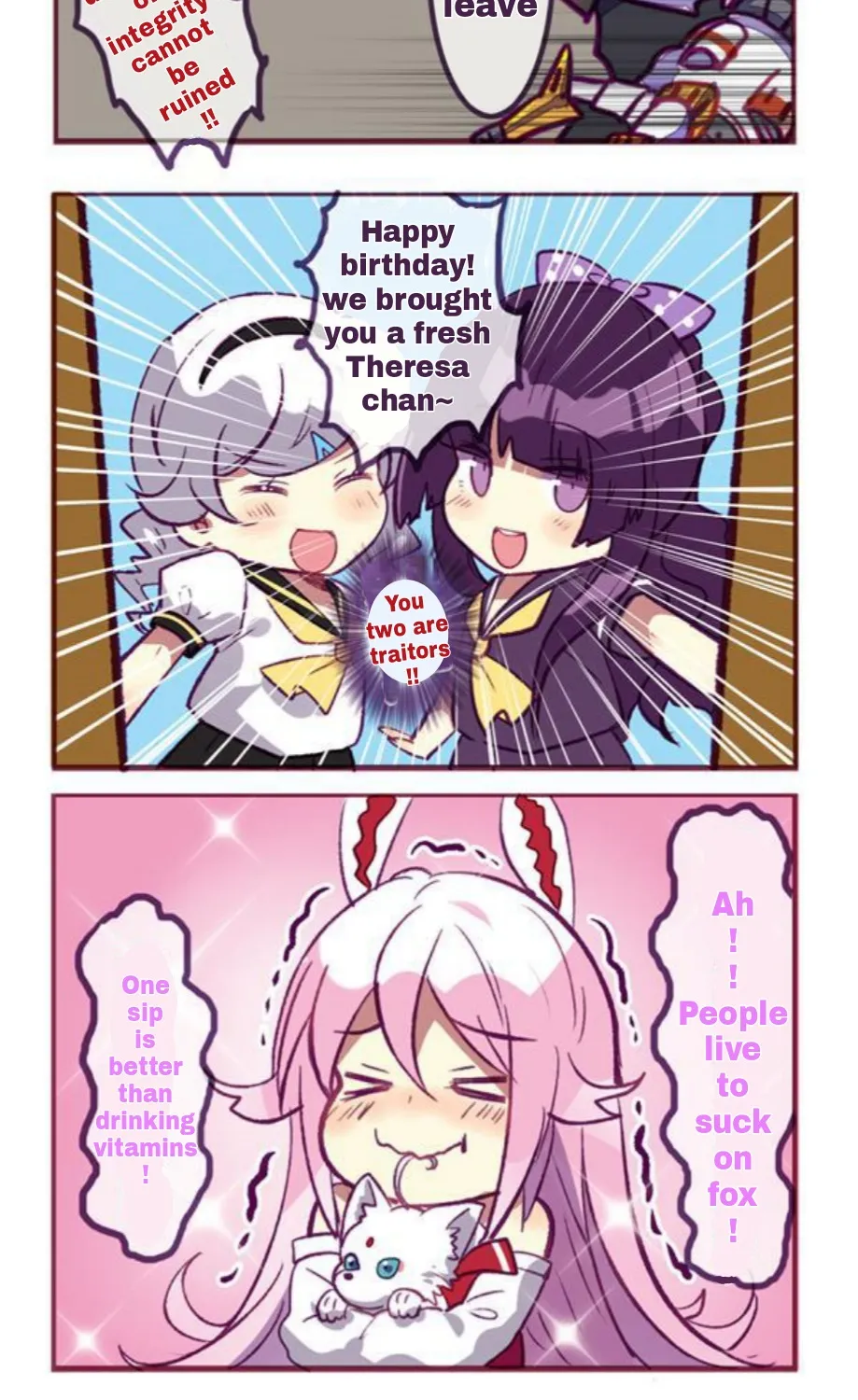 Houkai Gakuen 4-Koma Chapter 146 page 2 - MangaKakalot