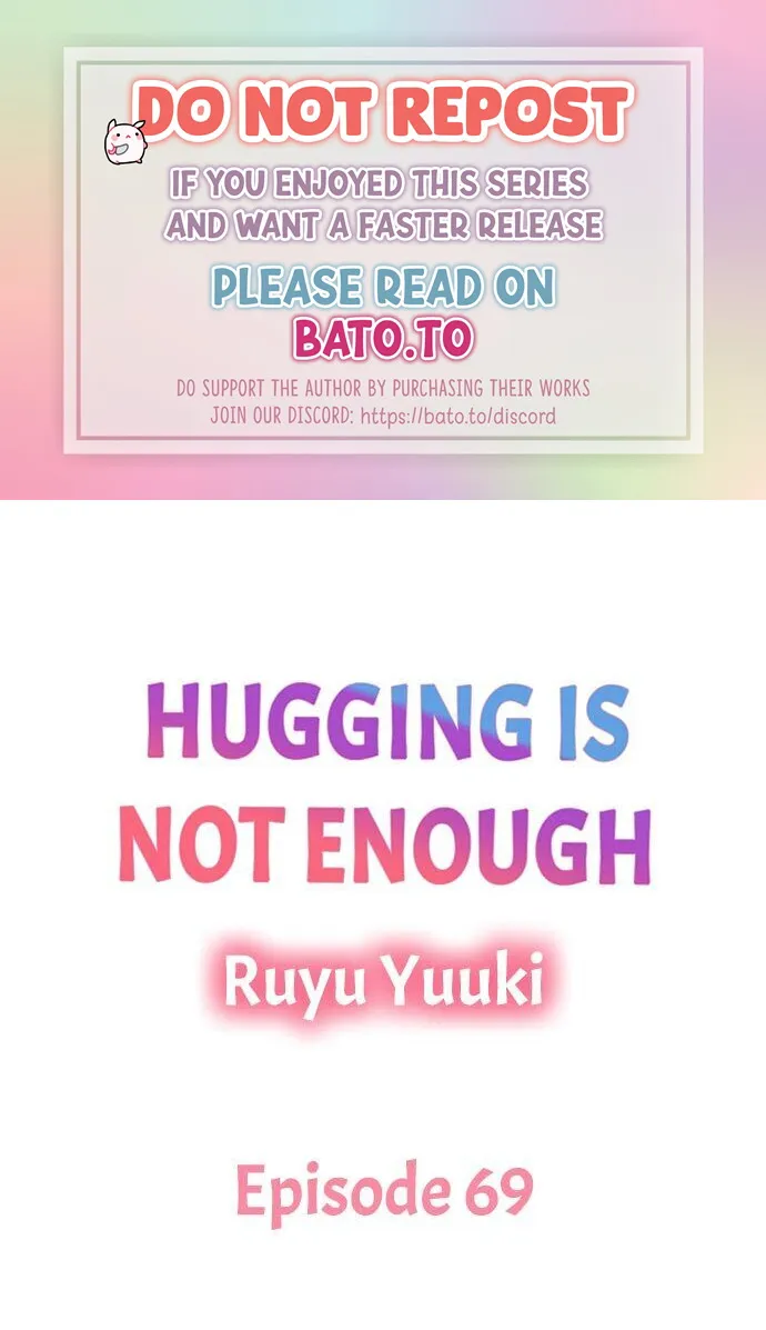 Hugging Is Not Enough Chapter 69 page 1 - MangaKakalot