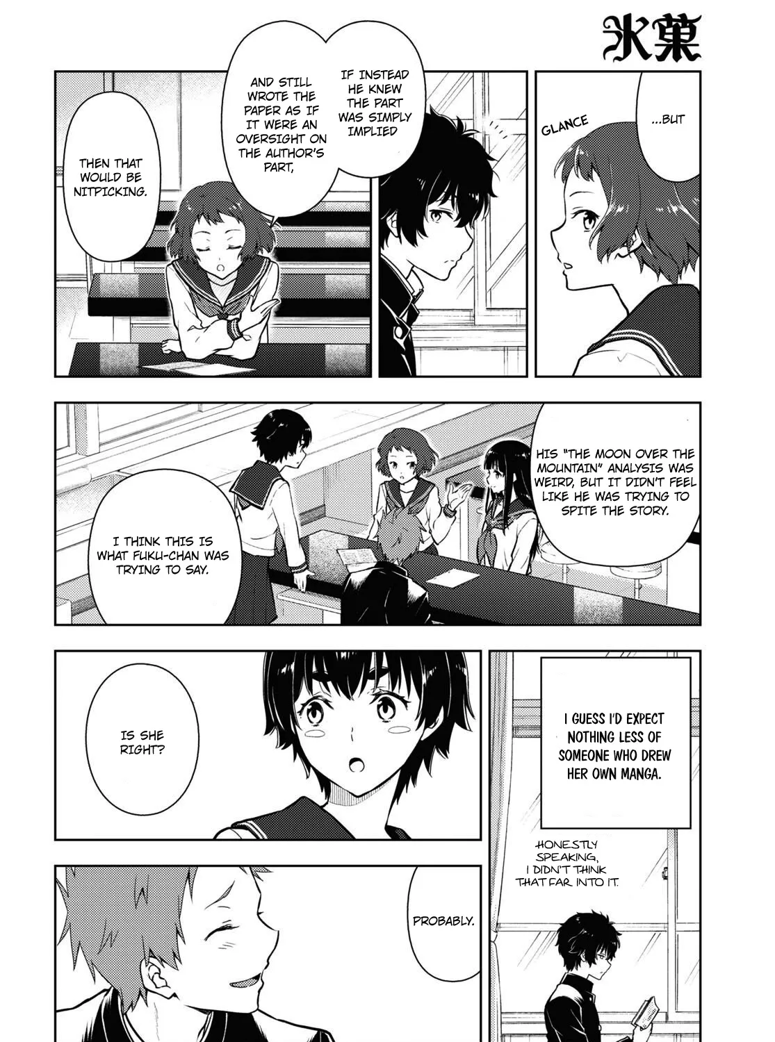 Hyouka Chapter 112 page 11 - MangaKakalot