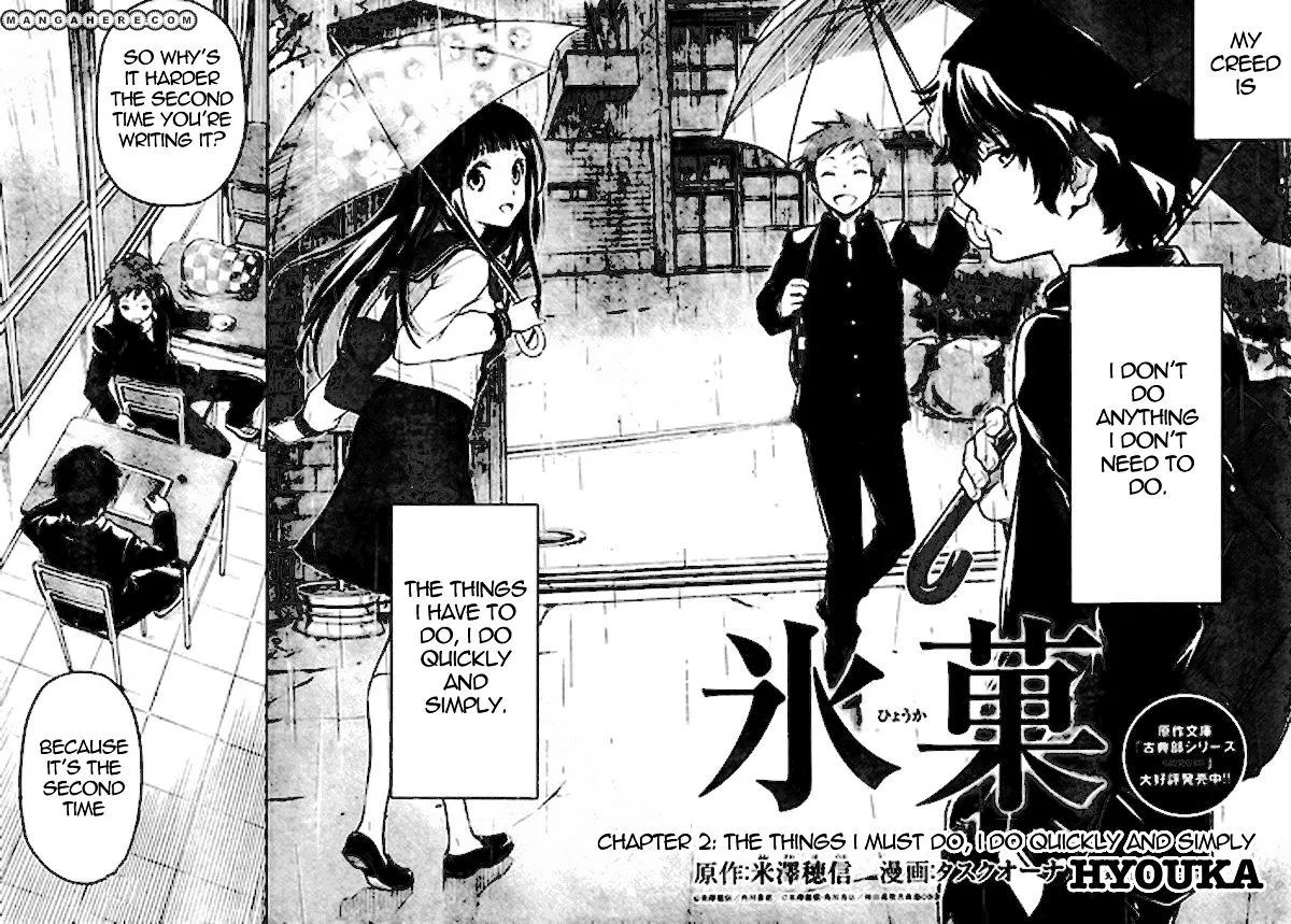 Hyouka Chapter 2 page 2 - MangaKakalot