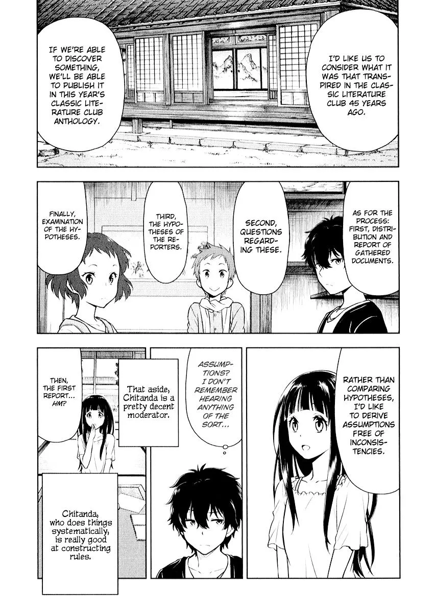 Hyouka Chapter 8 page 19 - MangaKakalot