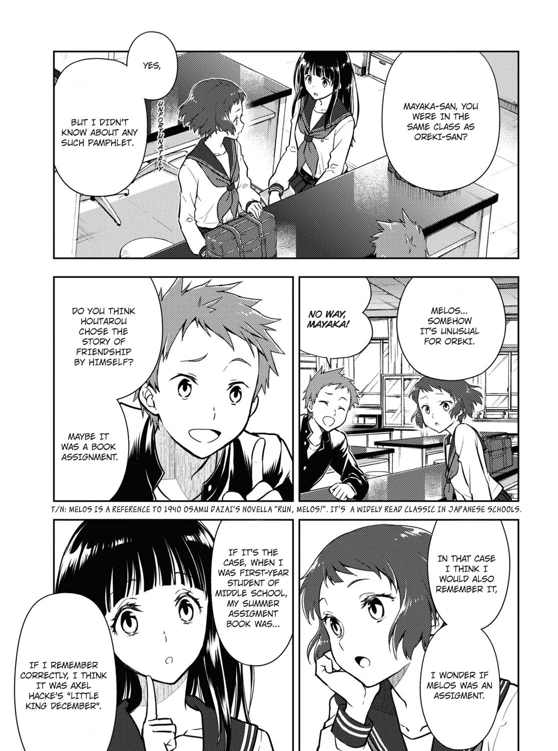 Hyouka Chapter 90 page 17 - MangaKakalot