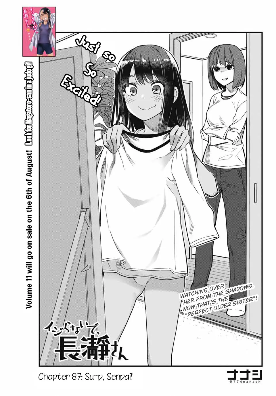 Ijiranaide, Nagatoro-San Chapter 87 page 1 - MangaKakalot