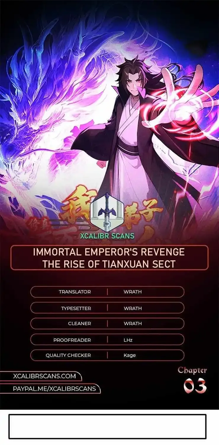 Immortal Emperor’S Revenge: The Rise Of Tianxuan Sect Chapter 3 page 1 - MangaKakalot