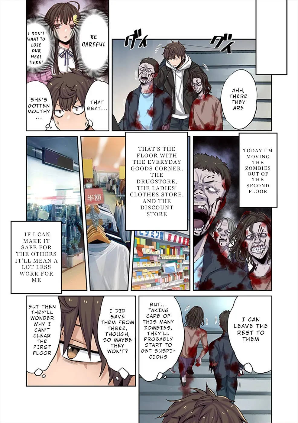 In A World Filled With Zombies, I’M The Only One They Won’T Attack Chapter 5 page 8 - MangaKakalot