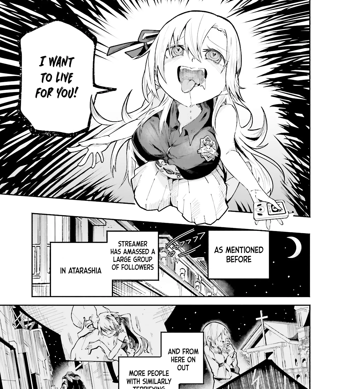 Isekai de Haishin Katsudou wo Shitara Tairyou no Yandere Shinja wo Umidashite Shimatta Ken Chapter 1 page 61 - MangaKakalot