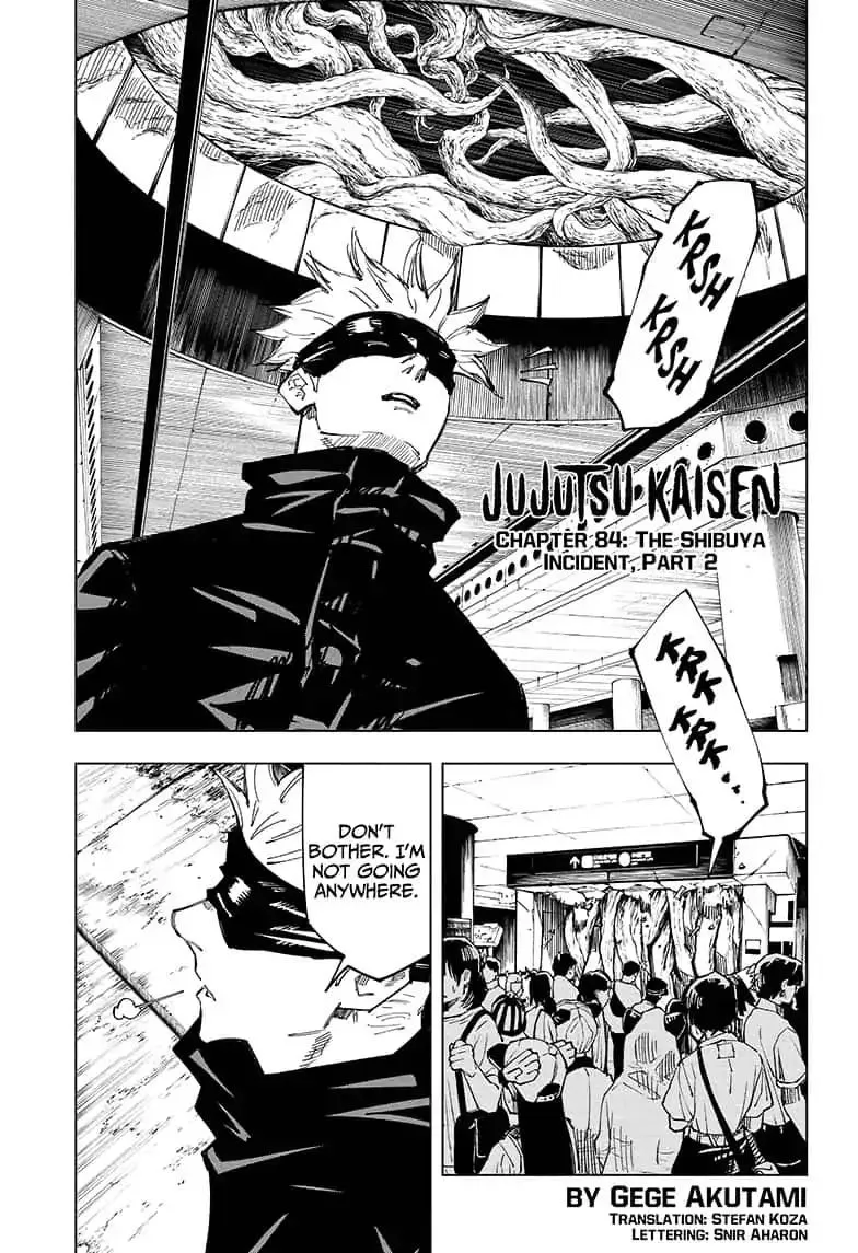 Jujutsu Kaisen Chapter 84 page 1 - MangaKakalot