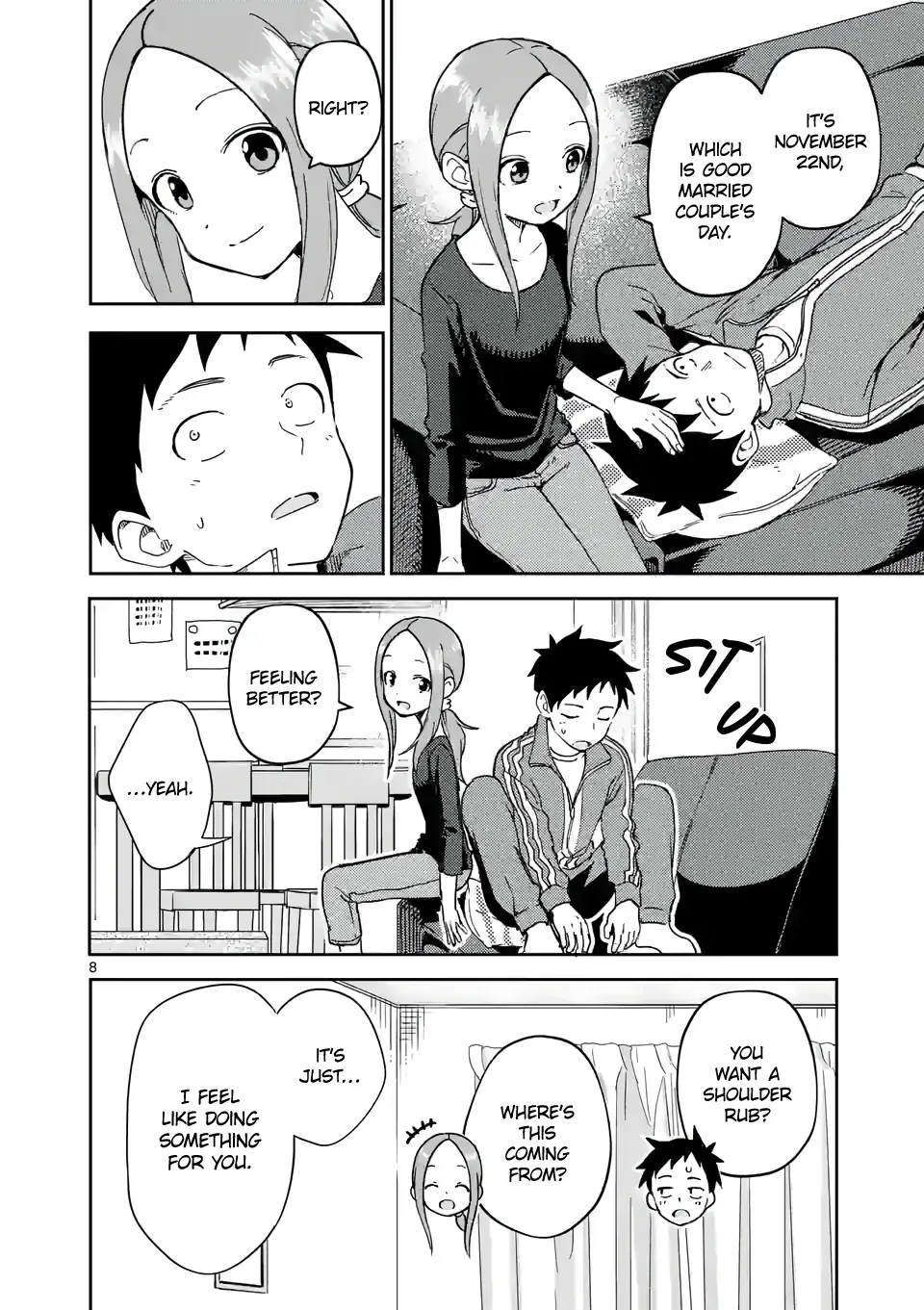 Karakai Jouzu No (Moto) Takagi-San Chapter 254 page 8 - MangaKakalot