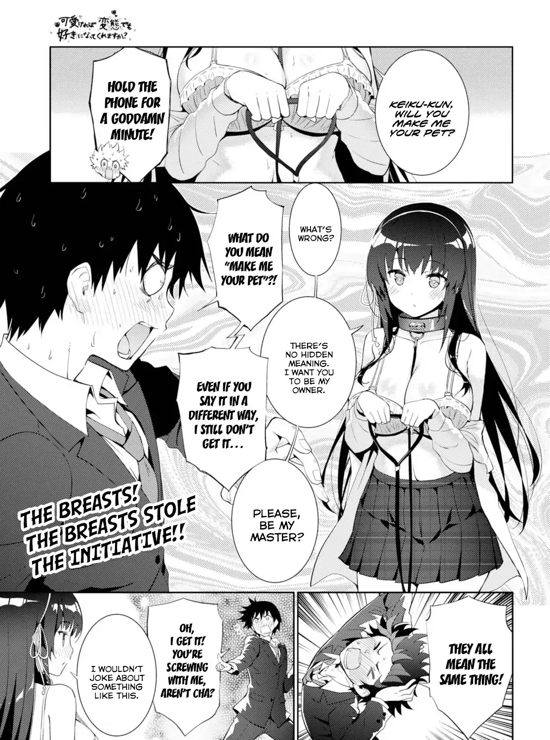 Kawaiikereba Hentai demo Suki ni Natte Kuremasu ka? Chapter 6 page 1 - MangaKakalot