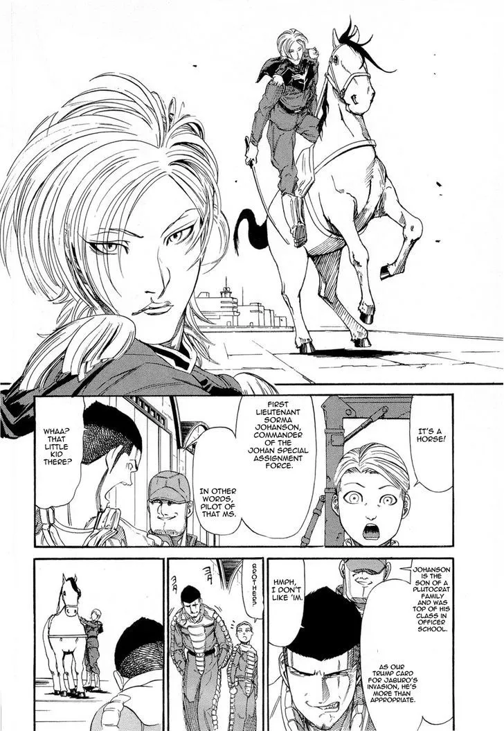 Kidou Senshi Gundam Aggai - Hokubei Oudan 2250 Mile Chapter 4 page 6 - MangaKakalot