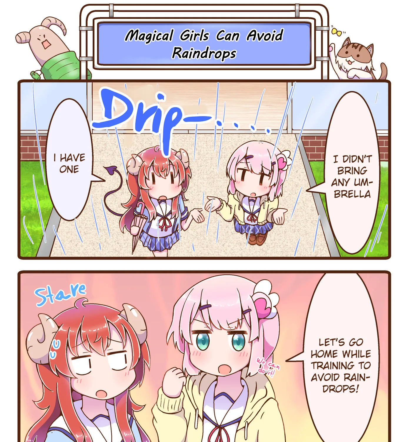 Machikado Mazoku Matome (4-Koma) (Soregashi 16Bit) Chapter 23 page 1 - MangaKakalot