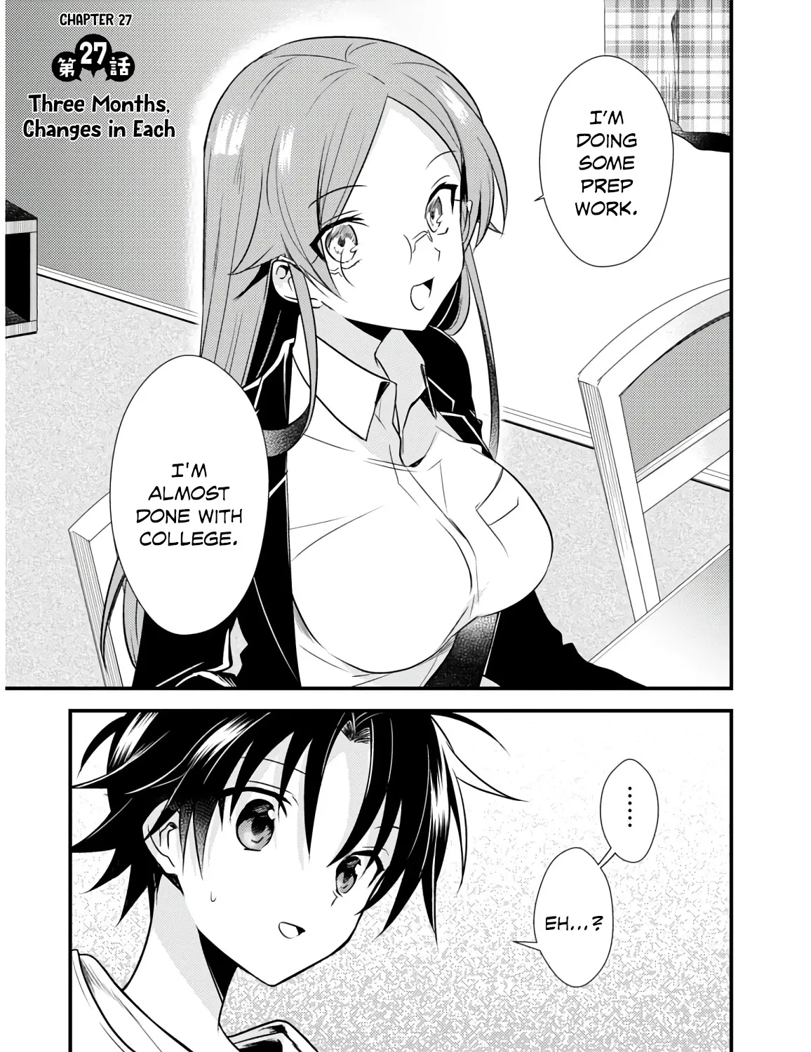 Megami-Ryou No Ryoubo-Kun. Chapter 27 page 1 - MangaKakalot