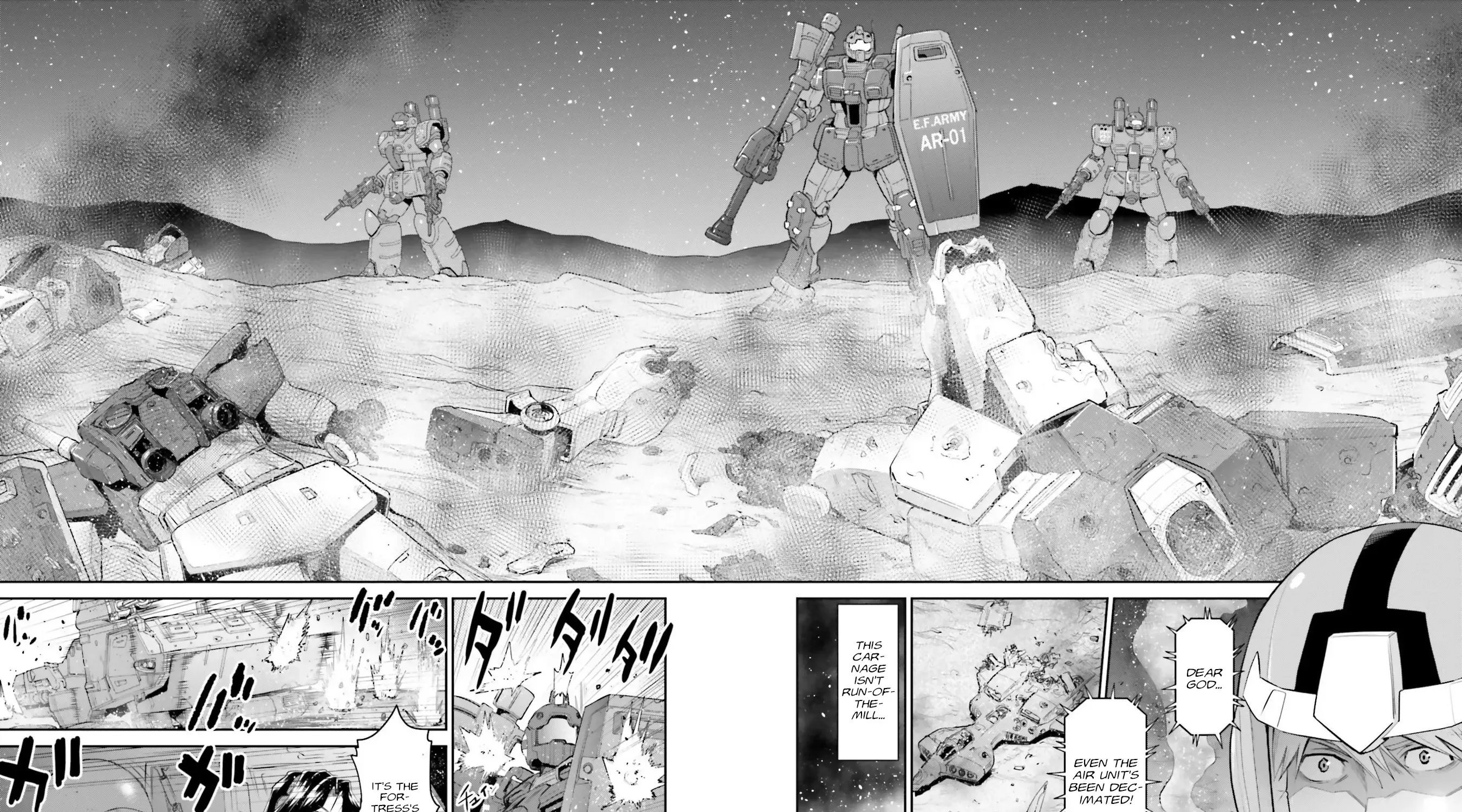 Mobile Suit Gundam Ground Zero - Rise From The Ashes Chapter 15 page 43 - MangaKakalot