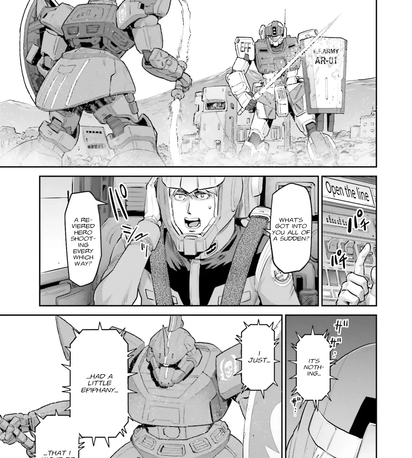 Mobile Suit Gundam Ground Zero - Rise From The Ashes Chapter 21 page 53 - MangaKakalot