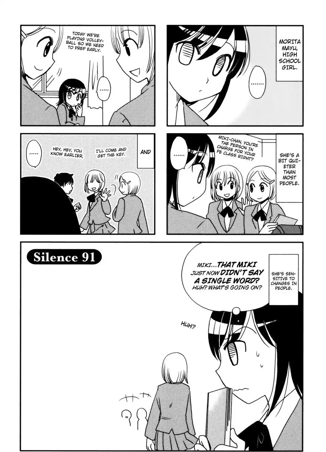 Morita-san wa Mukuchi Chapter 91 page 1 - MangaKakalot