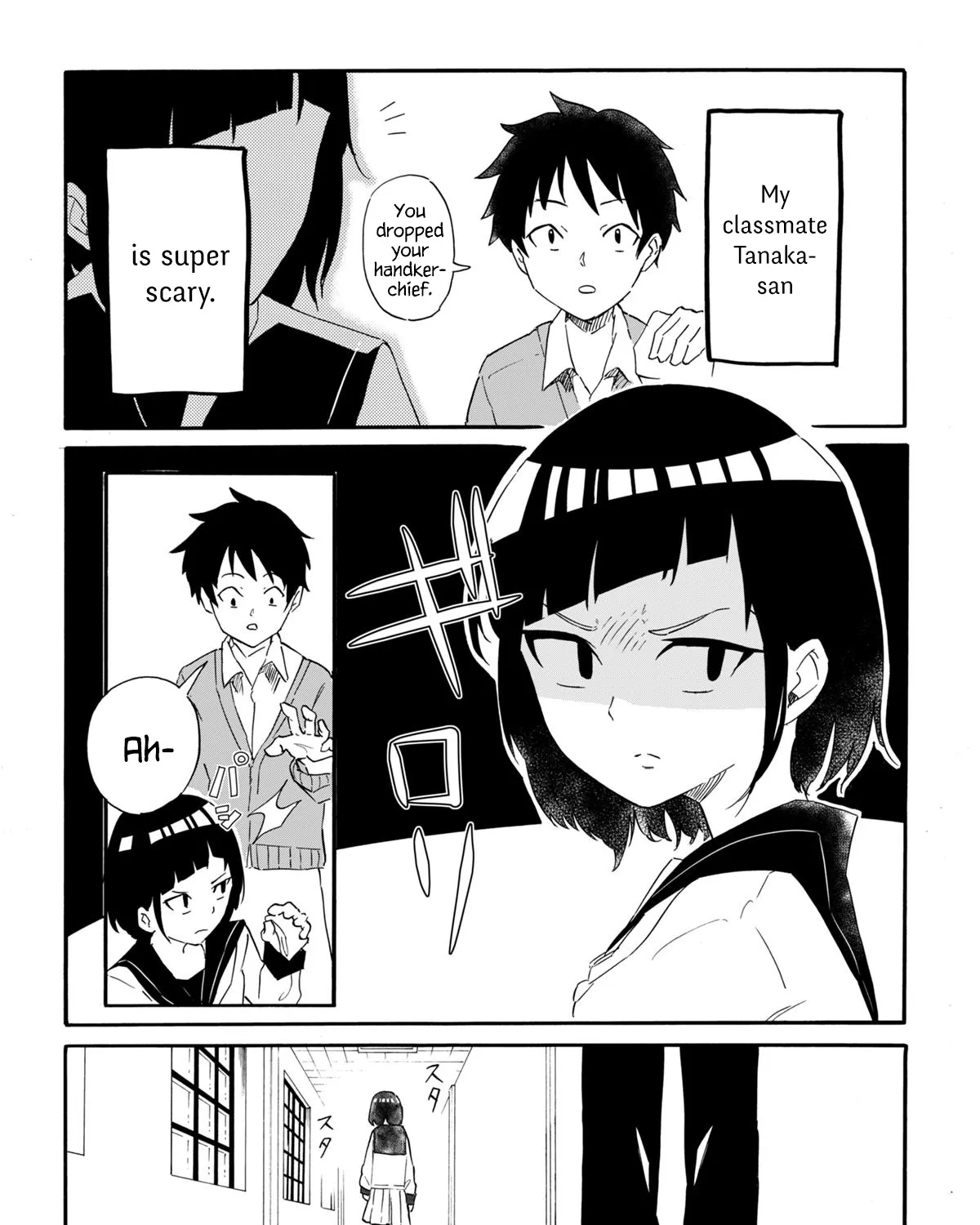 My Classmate Tanaka-san is Super Scary Chapter 1 page 1 - MangaKakalot