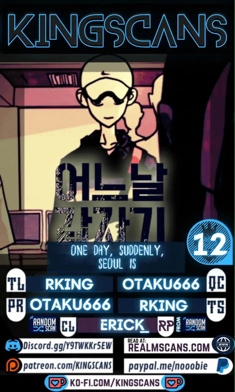 One Day, Suddenly, Seoul Is Chapter 12 page 1 - MangaKakalot