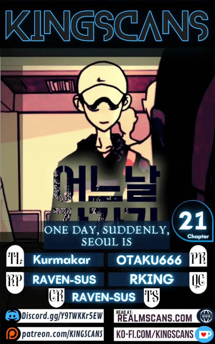 One Day, Suddenly, Seoul Is Chapter 21 page 1 - MangaKakalot