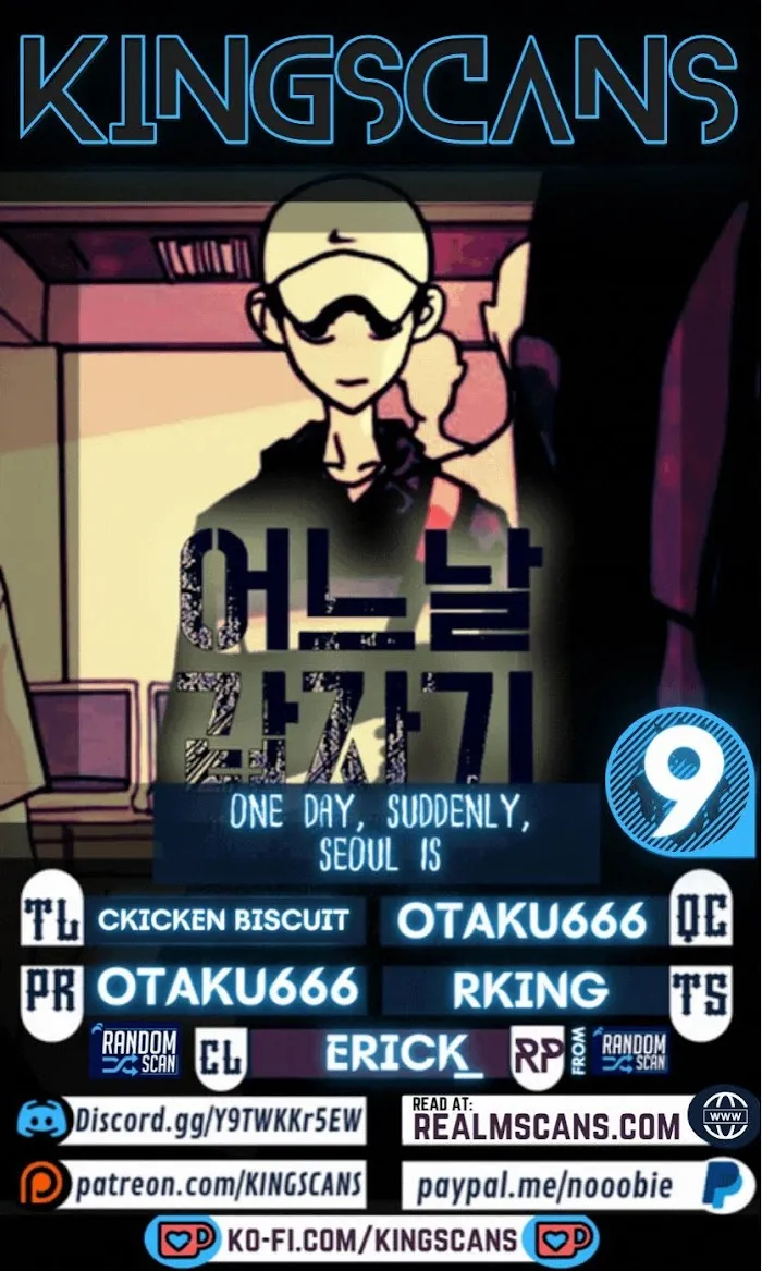 One Day, Suddenly, Seoul Is Chapter 9.1 page 1 - MangaKakalot