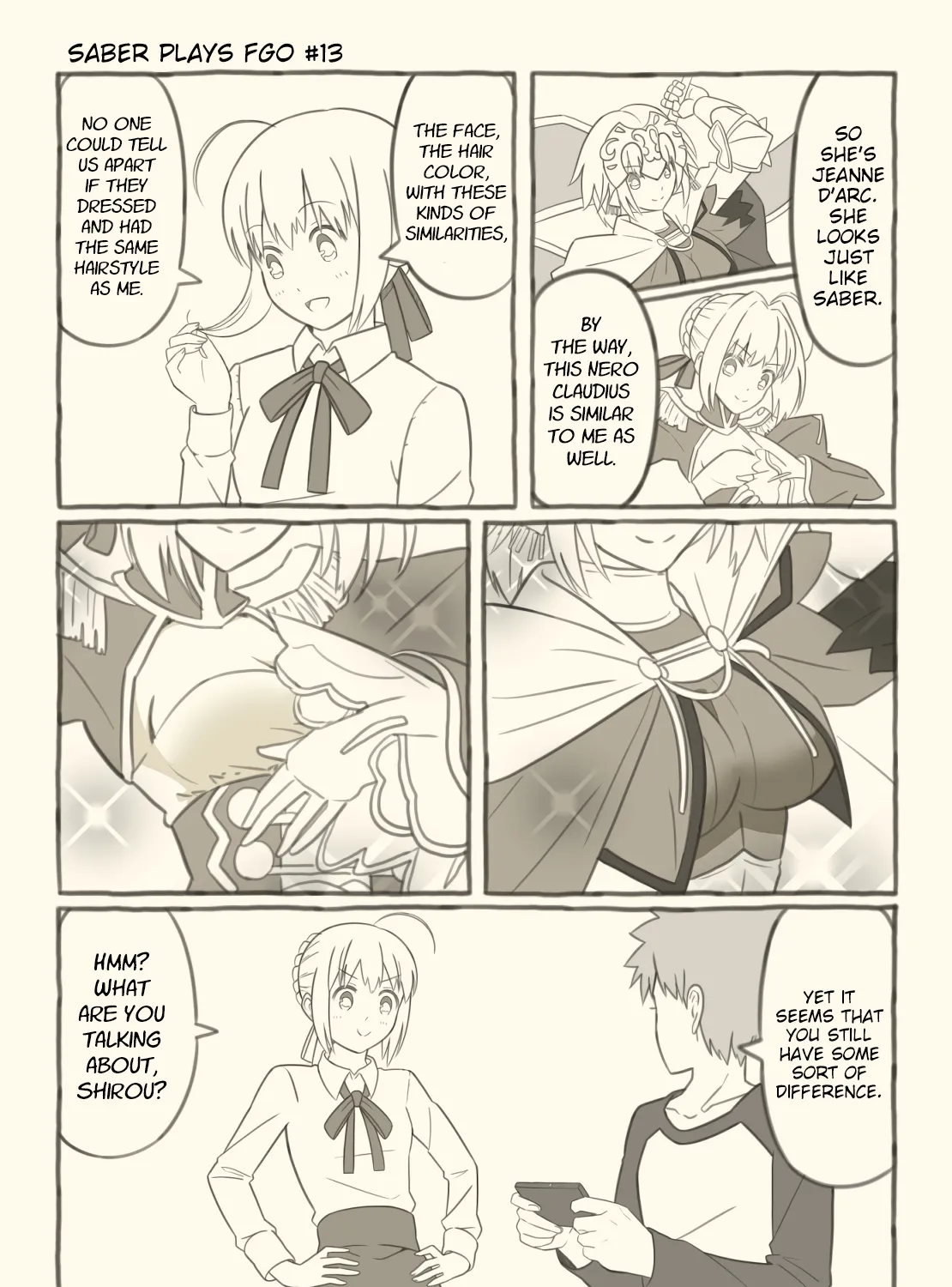 Saber Plays Fate/Grand Order Chapter 13 page 1 - MangaKakalot