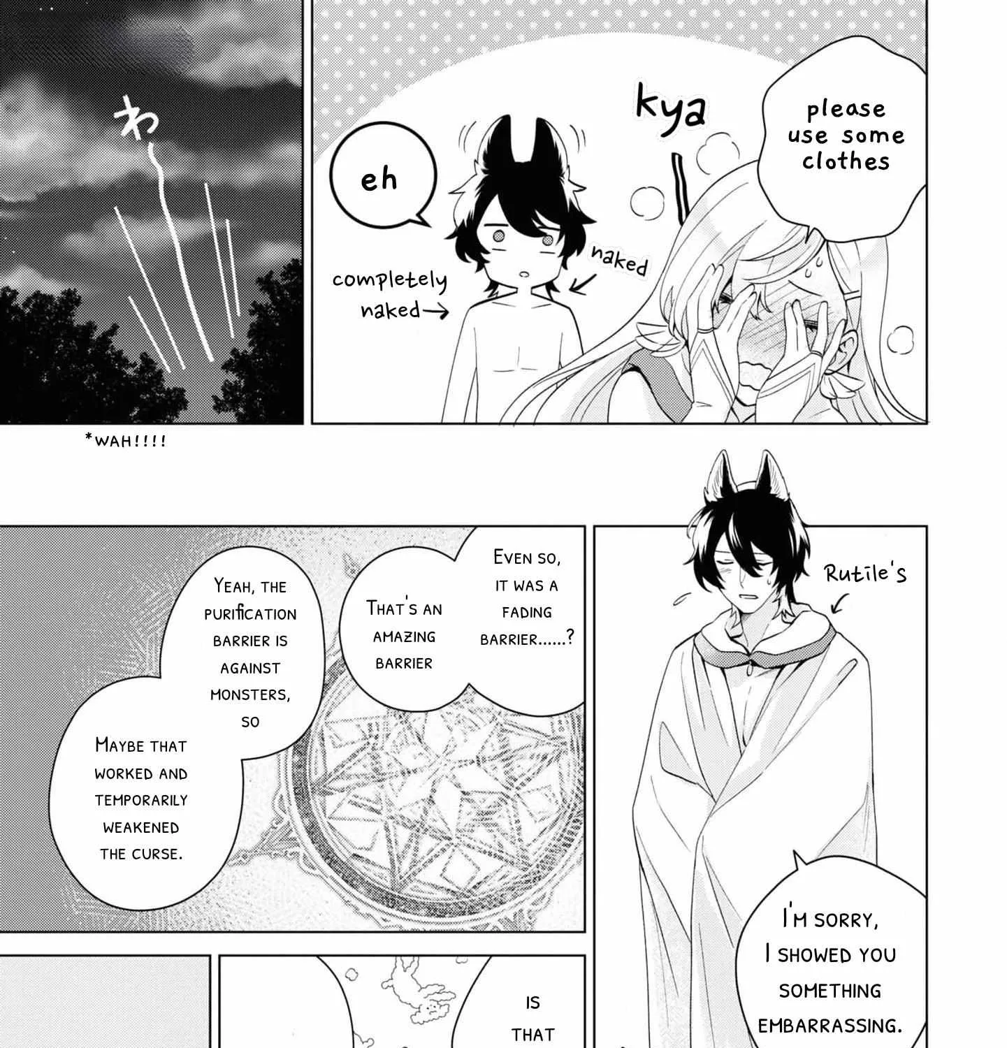 Seishin Seijo: Konyaku Hakisareta Tsuihou Seijo Desu Ga, Ookami Ouji No Noroi Wo Toite Dekiaisaretemasu Chapter 1 page 60 - MangaKakalot