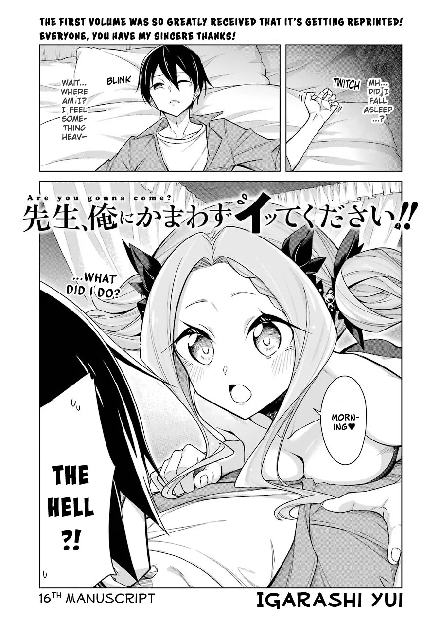 Sensei, Ore ni Kamawazu Itte Kudasai!! Chapter 16 page 1 - MangaKakalot